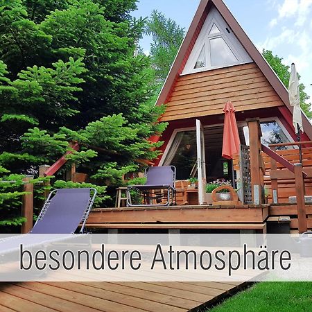 Huette41: Ganze Huette Nah Am See Mit Privatem Whirlpool, Sauna. Umzaeunt. 瓦尔德基兴 外观 照片