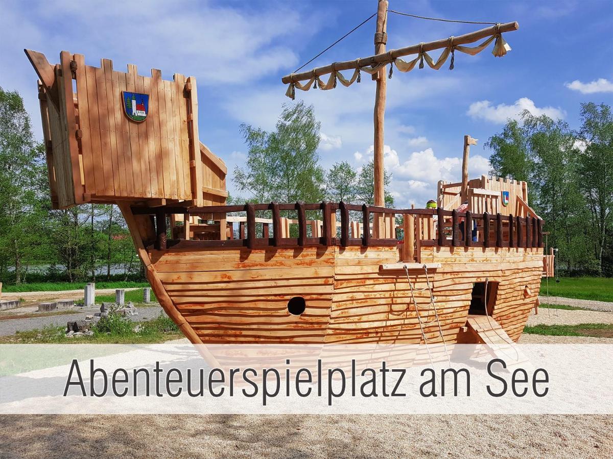 Huette41: Ganze Huette Nah Am See Mit Privatem Whirlpool, Sauna. Umzaeunt. 瓦尔德基兴 外观 照片